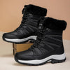 Women’s Winter Fleece-Lined Thicker Non-Slip Cotton-Padded Outdoor Mid-Boots by FitiqueFit