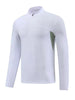 Men's Plus Size Long Sleeve Active T-Shirt with Zipper by Simply Love