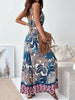 Paisley Print Spaghetti Strap Wide Leg Jumpsuit by Wild and Free Boutique
