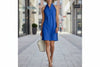 Women’s Sleeveless Button-Up Collar Shirt Dress by FitiqueFit