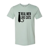 Real Men Like Cat T-Shirt by Furr Baby Gifts