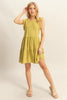 Round Neck Ruffle Sleeve Tiered Dress For Women – Feminine and Playful Tiered Dress with Ruffle Sleeves for Casual or Dressy Occasions by Stevvex