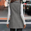 🖤 Women’s Sleeveless Blazer Vest – Trendy Business Casual by FitiqueFit