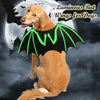 Dog Halloween Costumes Dog Bat Costume Cool Luminous Skeleton Bone Bat Wings Pets Cosplay Costumes Dress Up Apparel For Small Medium Large Cats And Dogs by My Store