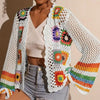 Women's Elegant Crochet Cardigan by FitiqueFit