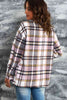 Classic Plaid Button Front Shirt Jacket with Breast Pockets Casual & Minimalist Outerwear by Stevvex