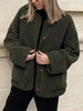 Modern Cozy Women Luxuriously Cozy Contrast Button Up Sherpa Jacket with Pockets For Fall & Winter by Stevvex