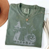 Comfort Colors Goose Halloween Shirt - Funny Ghost & Pumpkin Tee by Dog Mom Hat