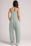 Lovelet V-Neck Wide Strap Overalls