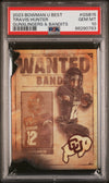 Graded 2023 Topps Bowman U Best Travis Hunter #GSB15 Gunslingers & Bandits Rookie RC Football Card PSA 10 Gem Mint