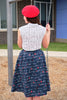 Doris Skirt in Heartbreaker - Small only by Retrolicious