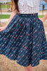 Doris Skirt in Heartbreaker - Small only by Retrolicious