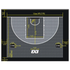 USA Enlio Official 3X3 Basketball Court – FIBA Certified – 25' x 54' Large Training Court by Hoopsbasket.com