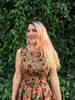 Elizabeth Dress in Pomegranate by Retrolicious