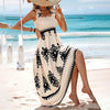 Women’s Wide-Strap Printed Maxi Dress by FitiqueFit