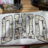 Camo State Sweatshirt – Unisex Graphic Crewneck, Custom Camouflage State Pride, Cozy Cotton Blend by Dog Mom Hat