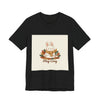 Stay Cozy Bunny T-Shirt | cute animal illustration, winter forest art by Tristan’s Treehouse