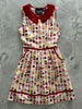 Cupcake Collared Dress by Retrolicious