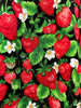 Strawberries A-line Skirt - XS only by Retrolicious