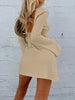 Elegant Backless Dress Round Neck Long Sleeve Mini Dress Stylish Party Girls Dress by Stevvex