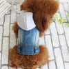 Designer Dog Clothes Small Dog Denim Jacket Coat Cat Costume Puppy Jeans Vest Spring Clothing by My Store