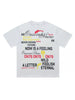 Men's Letter Round Neck Short Sleeve T-Shirt by Simply Love