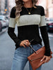Color Block Round Neck T-Shirt by Simply Love