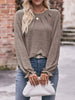 Ruffle Cuff Long Sleeve T-Shirt by Simply Love