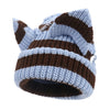 Women’s Thickened Acrylic Knitted Hat with Devil Ears | Cozy Beanie by FitiqueFit