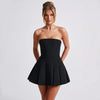 Women's Fashion Tube Top High Waist Dress