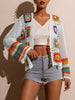 Hand-Crocheted Knitted Cardigan for Women by FitiqueFit