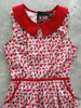 Berry Cherry Collared Dress - Medium only by Retrolicious
