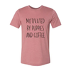 Motivated By Puppies And Coffee T-Shirt by Furr Baby Gifts