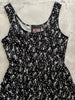 Glow in the Dark Dancing Skeletons Fit & Flare Dress - XS only by Retrolicious