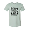 Rocking The Dog Mom And Teacher Life T-Shirt by Furr Baby Gifts