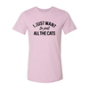DT1344 I Just Want To Pet All The Cat by Furr Baby Gifts