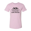 Mom Thanks For Loving Me As Much As Dad Loves the Dog T-Shirt by Furr Baby Gifts