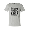 Rocking The Dog Mom And Teacher Life T-Shirt by Furr Baby Gifts