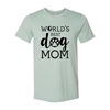 Worlds Best Dog Mom T-Shirt by Furr Baby Gifts