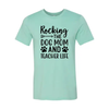 Rocking The Dog Mom And Teacher Life T-Shirt by Furr Baby Gifts