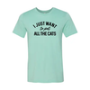 DT1344 I Just Want To Pet All The Cat by Furr Baby Gifts