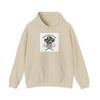 Western Skull Art Hoodie | gothic Americana, desert noir design by Tristan’s Treehouse