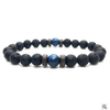 Epic Legendary Volcanic Stone Bracelet For Men And Women Lava Stone Stretch Yoga Bead Bracelet by Stevvex