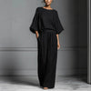Women’s Flared-Sleeve Linen Suit Two Piece Set by FitiqueFit