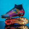 Men's Outdoor Training Gold-plated Bottom High-top Soccer Shoes by My Store