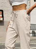 Elastic Waist Tapered Pants