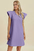 Double Take Full Size Ruffled V-Neck Cap Sleeve Dress – Ruffled V-Neck Dress, Cap Sleeve Dress, Elegant Ruffled Dress, Flattering V-Neck Dress, Stylish Full-Size Dress, Comfortable Ruffle Dress, Chic Cap Sleeve Dress by Stevvex