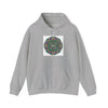 Psychedelic Botanical Mandala Hoodie | Festival Art Sweatshirt by Tristan’s Treehouse