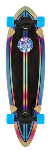 Santa Cruz Iridescent Dot Pintail Cruzer Complete Skateboard 9.2 x 33