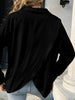 Button Down Collared Neck Long Sleeve Shirt